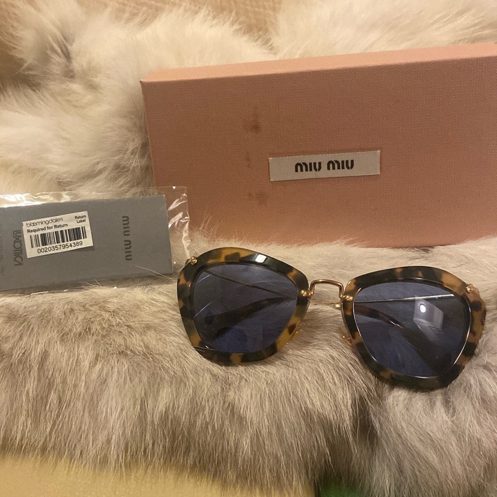 AUTHENTIC MIU MIU Cat Eye Sunglasses NEW